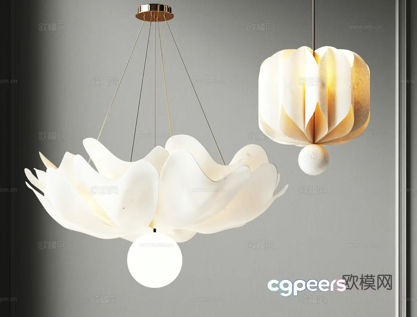 Modern chandeliers combination bar chandeliers small chandeliers bedside chandeliers living room chandeliers art chandeliers 3D model