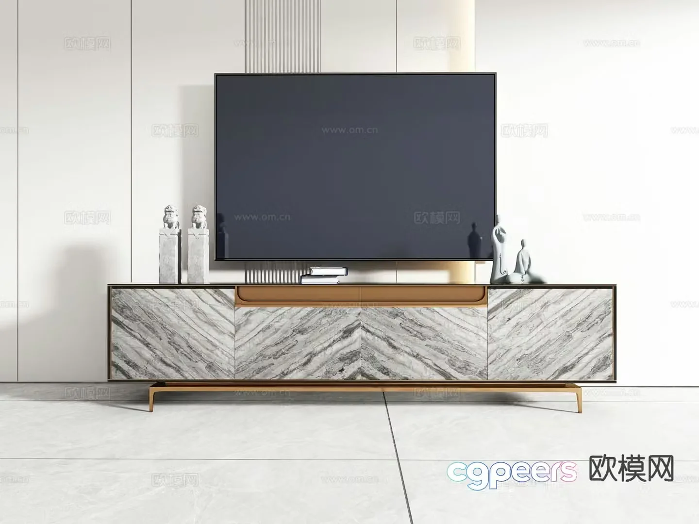 Modern TV cabinet 3d model