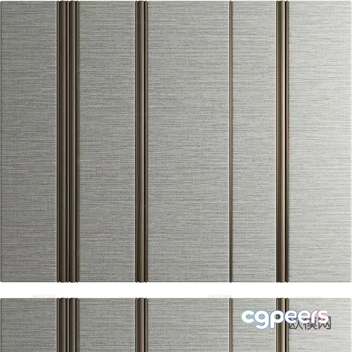 New Chinese style light luxury background wall 3D model