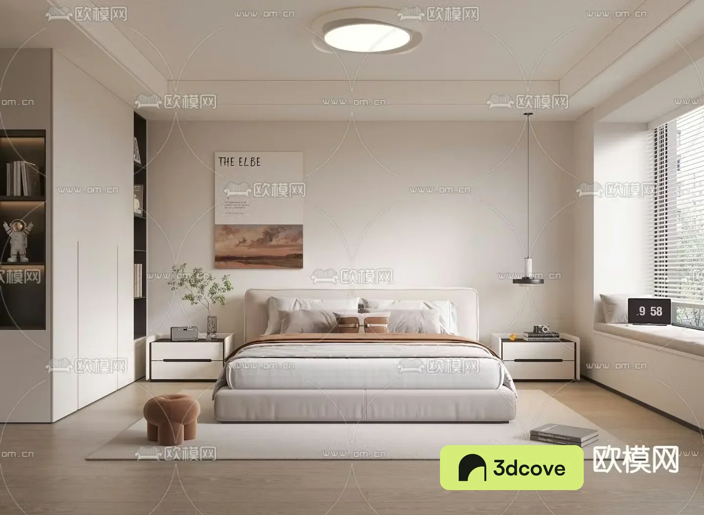 Modern bedroom master room