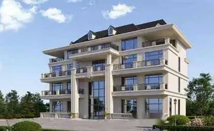 A Large White Building 3D Model – 10670 – CORONA Render
