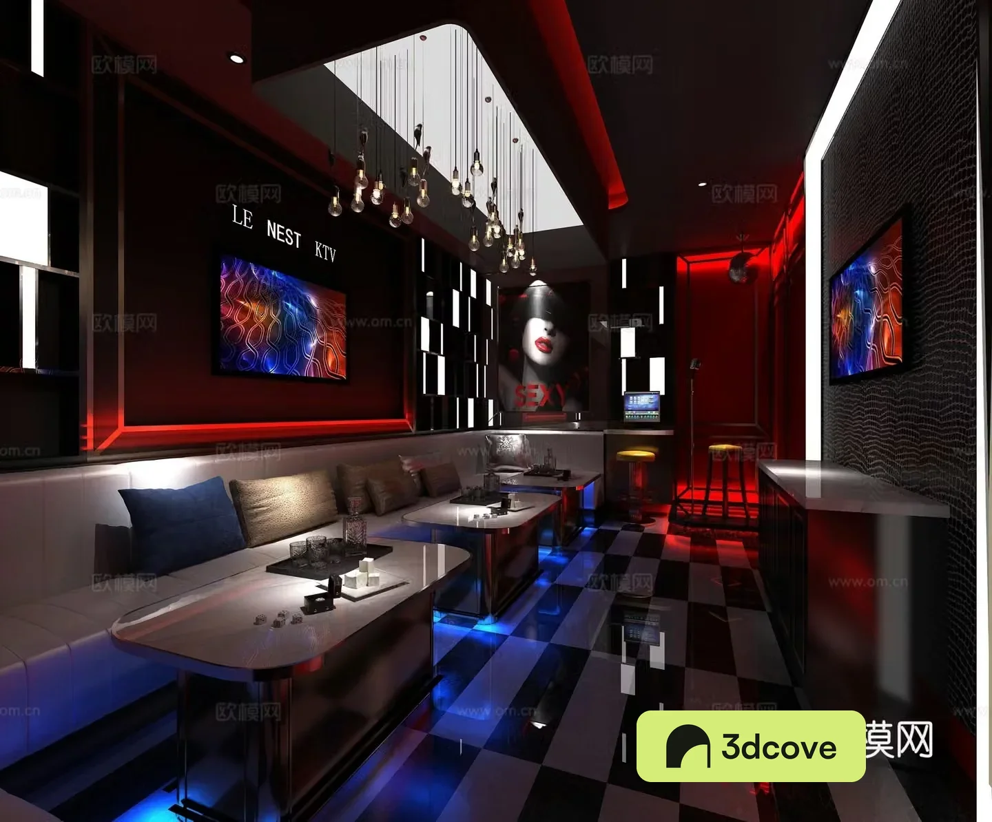 KTV box nightclub bar