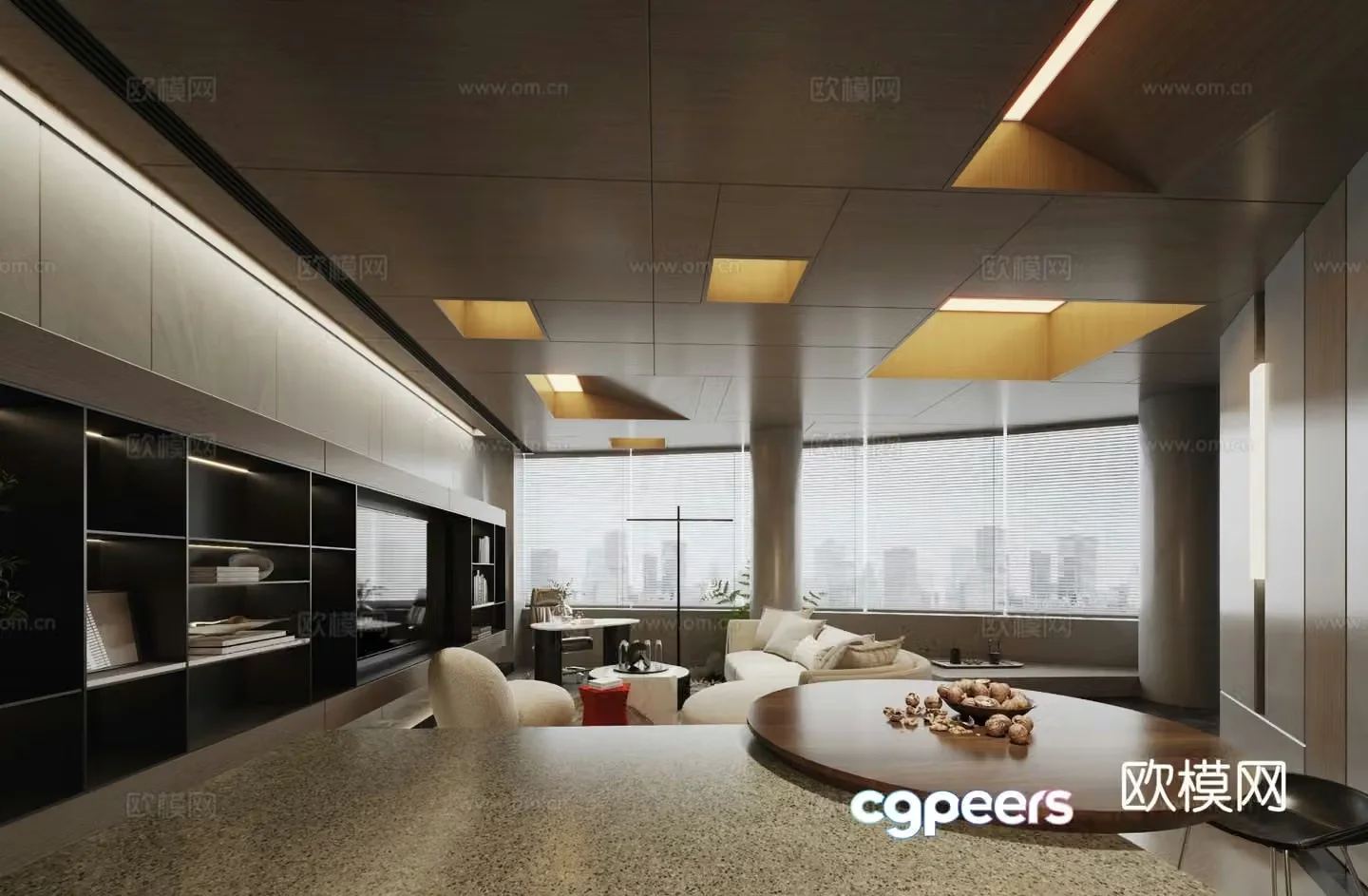 Tang Zhonghan|Modern Guest Restaurant 3D model