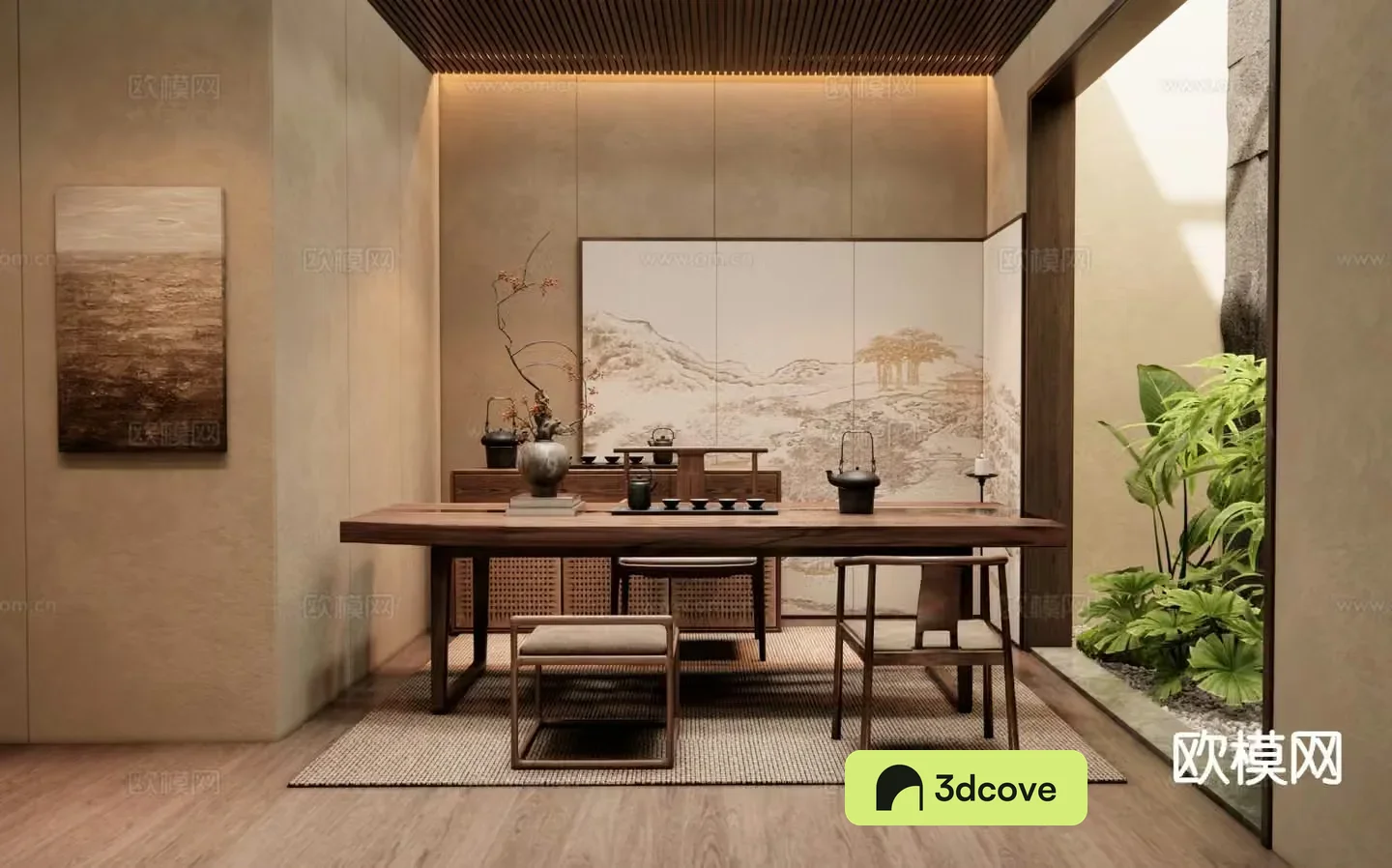 New Chinese tea room