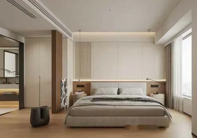 Modern Minimalist Bedroom 3D Model – 5026 – CORONA Render
