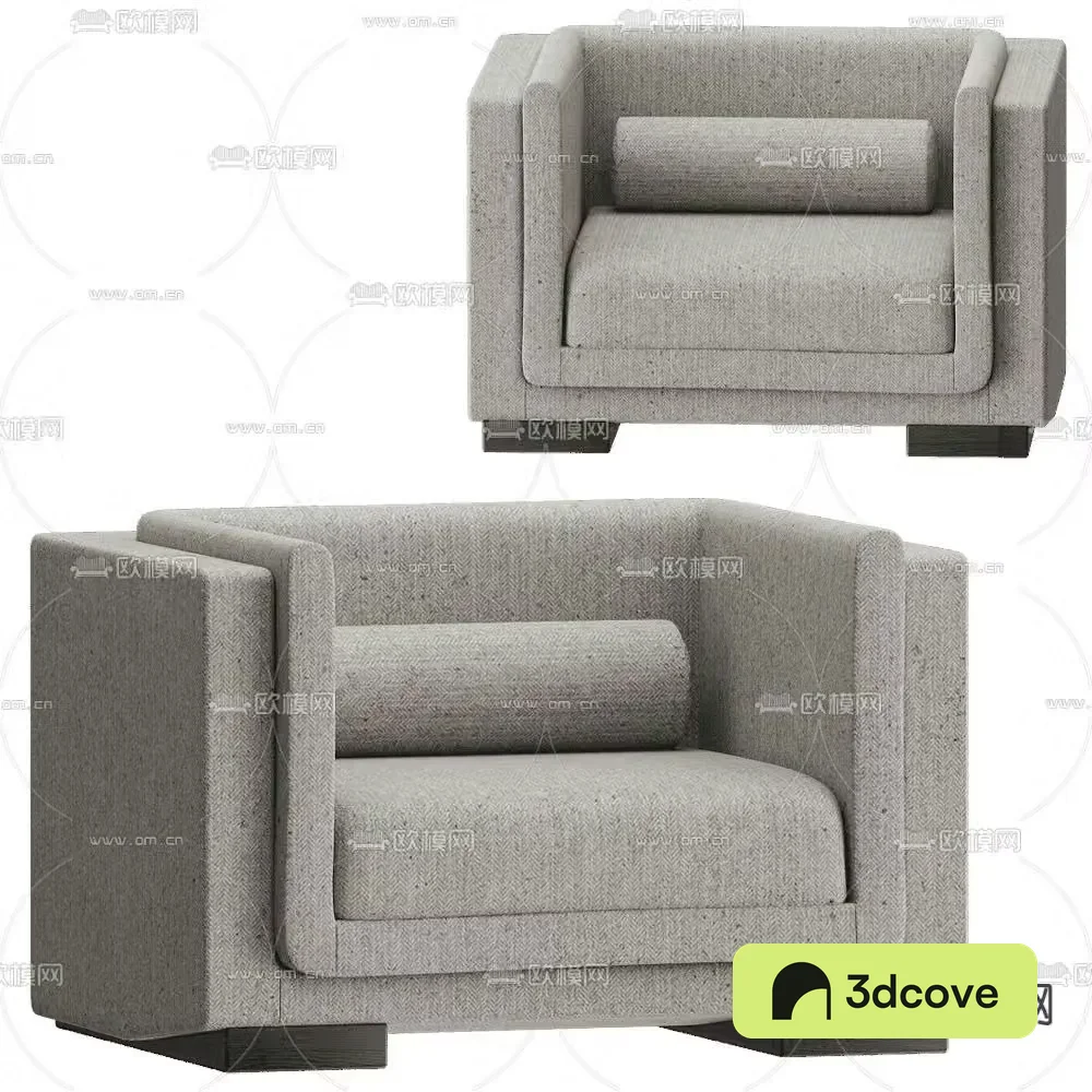 Modernature single sofa