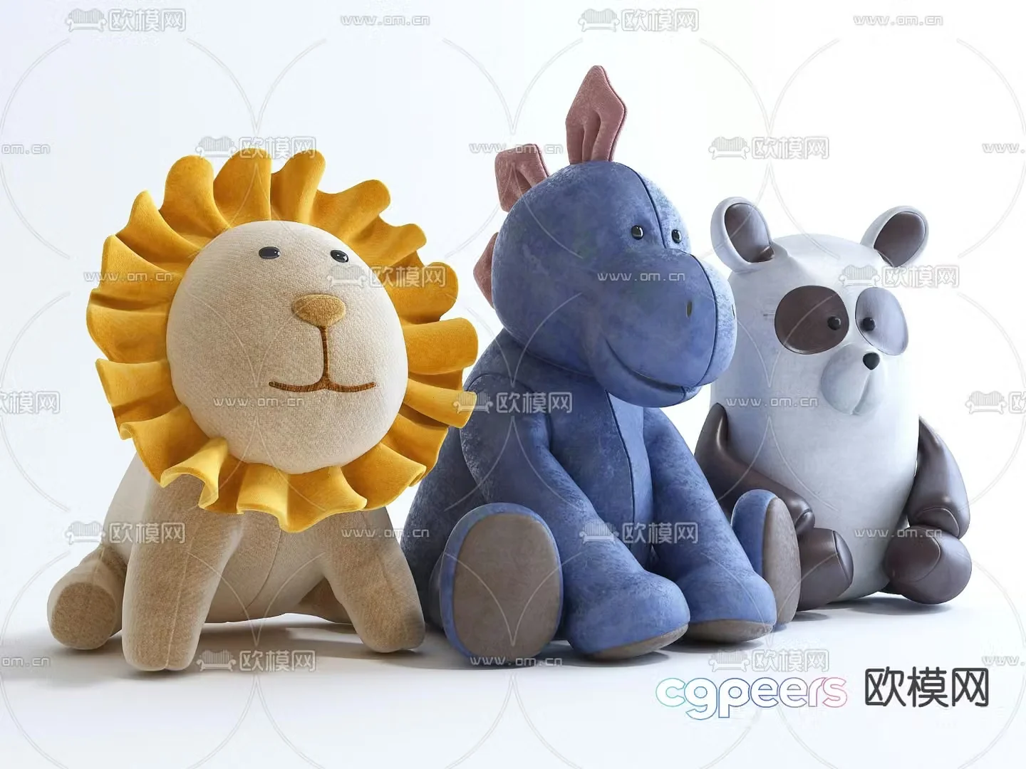Children’s doll rag doll 3d model