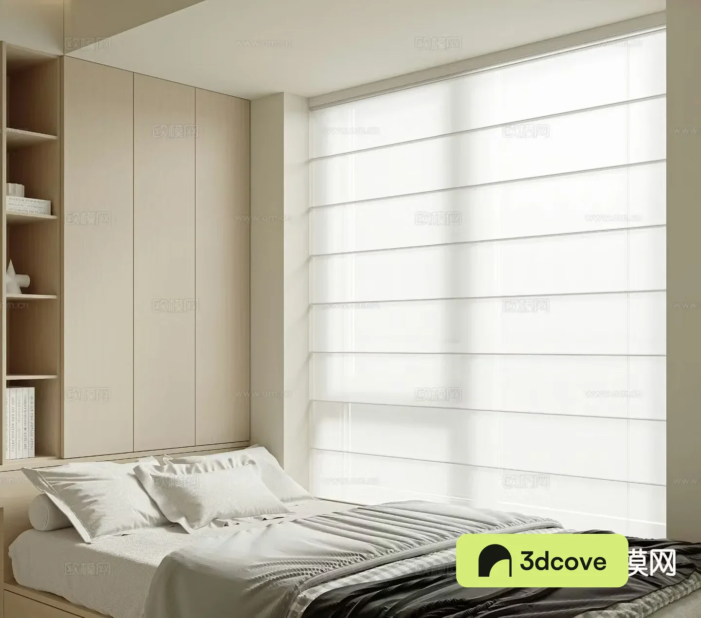 Modern curtains Venetian blinds