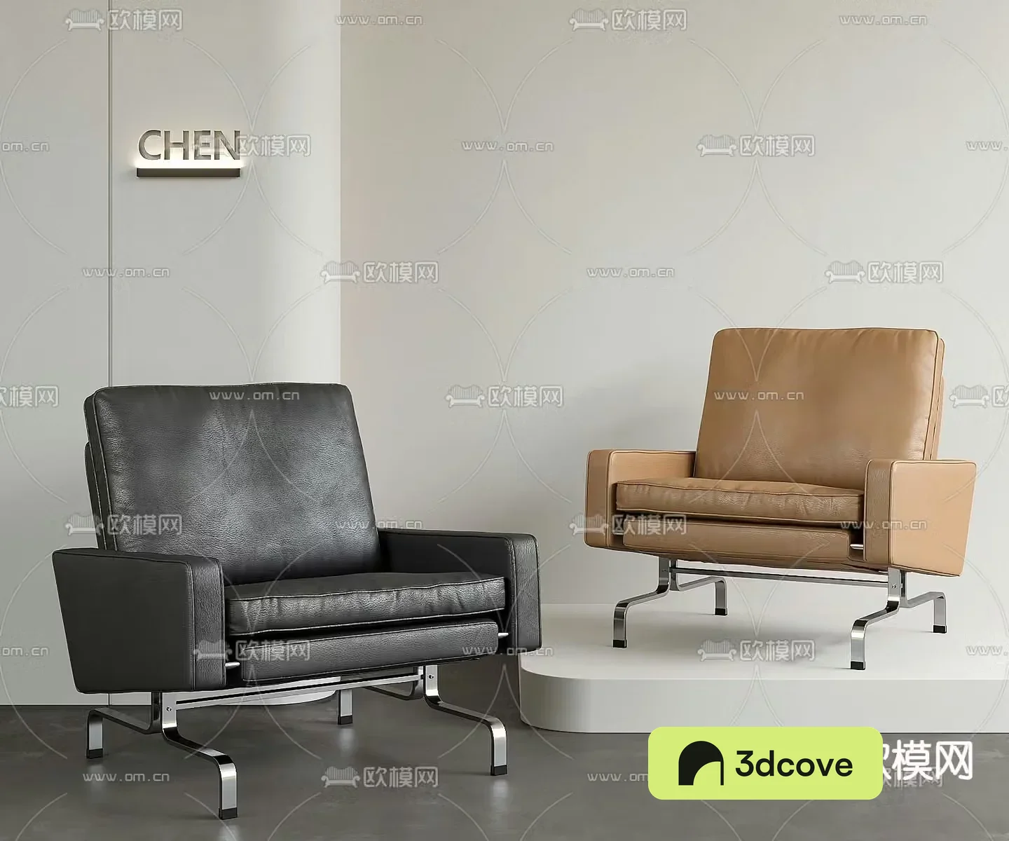 Single sofa leather sofa