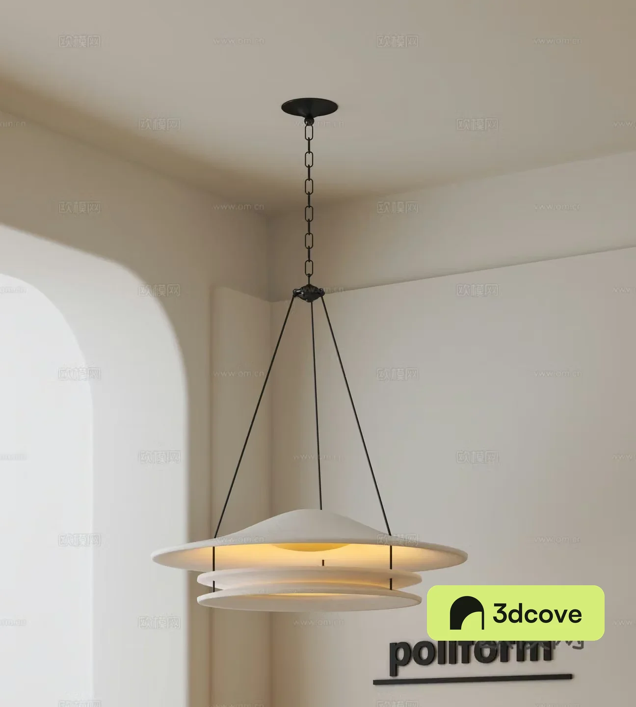Modern chandelier