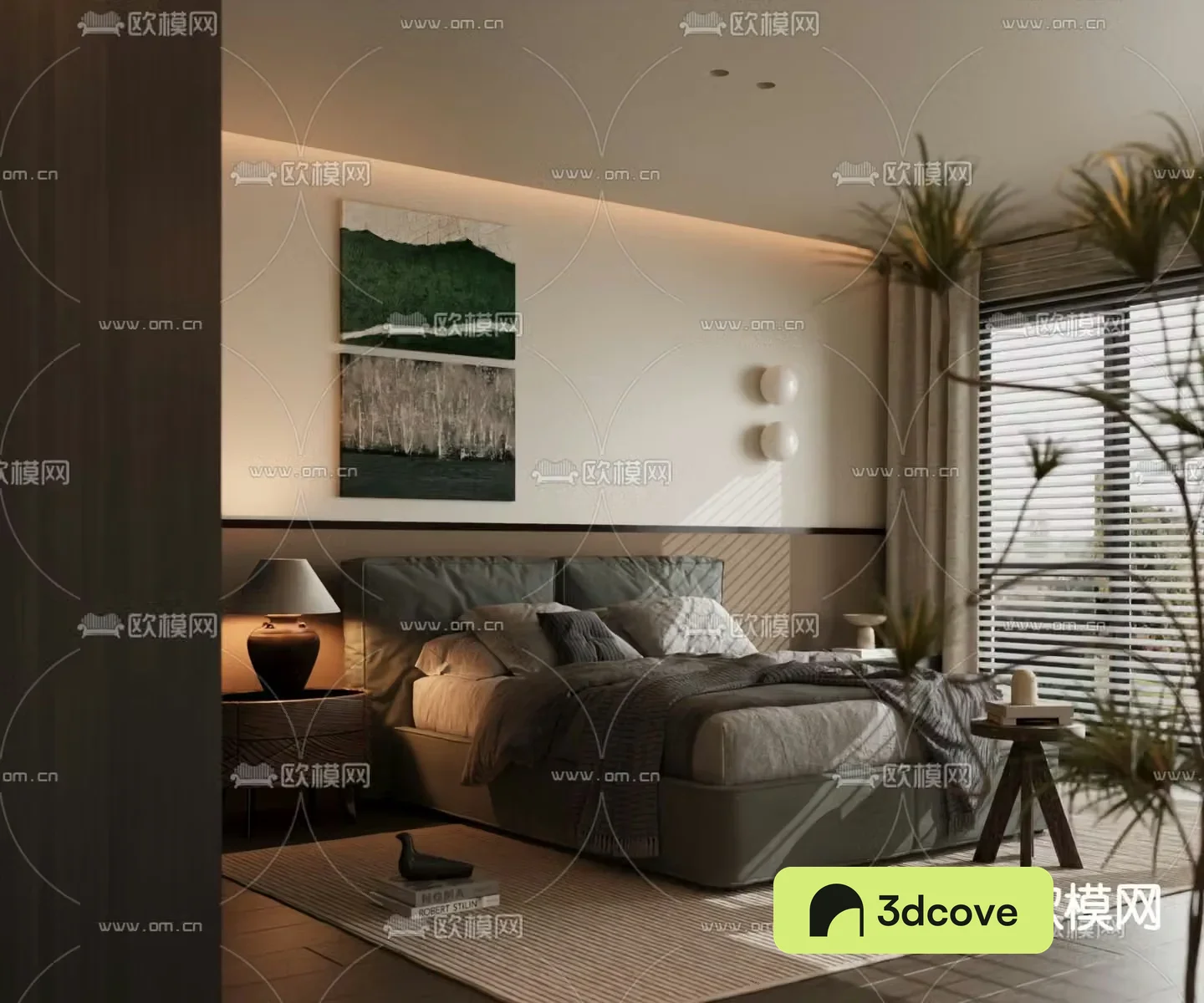 Italian double bed