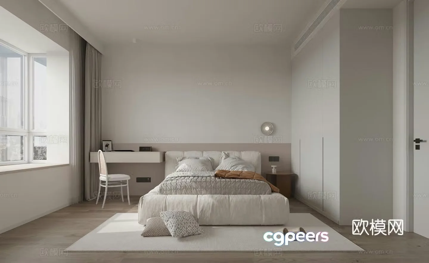 Modern bedroom 3d model
