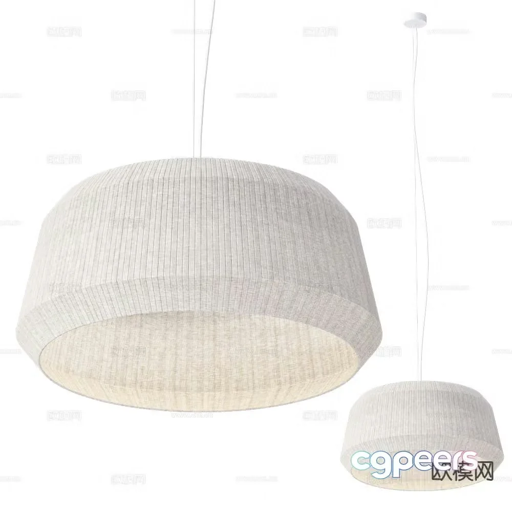 MODO modern small chandelier 3d model