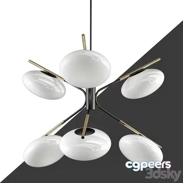 3ds Max Free – Champignon chandelier
