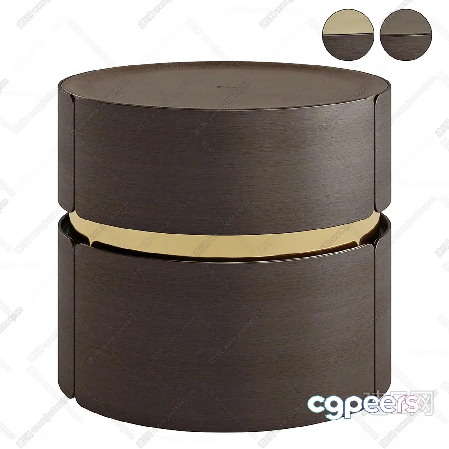 A Small Brown Table 3D Model – 12096 – VRAY Render