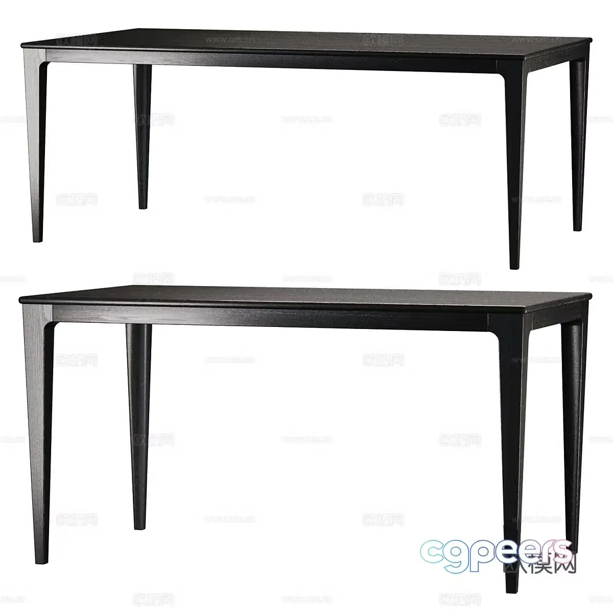 Modern table 3D model