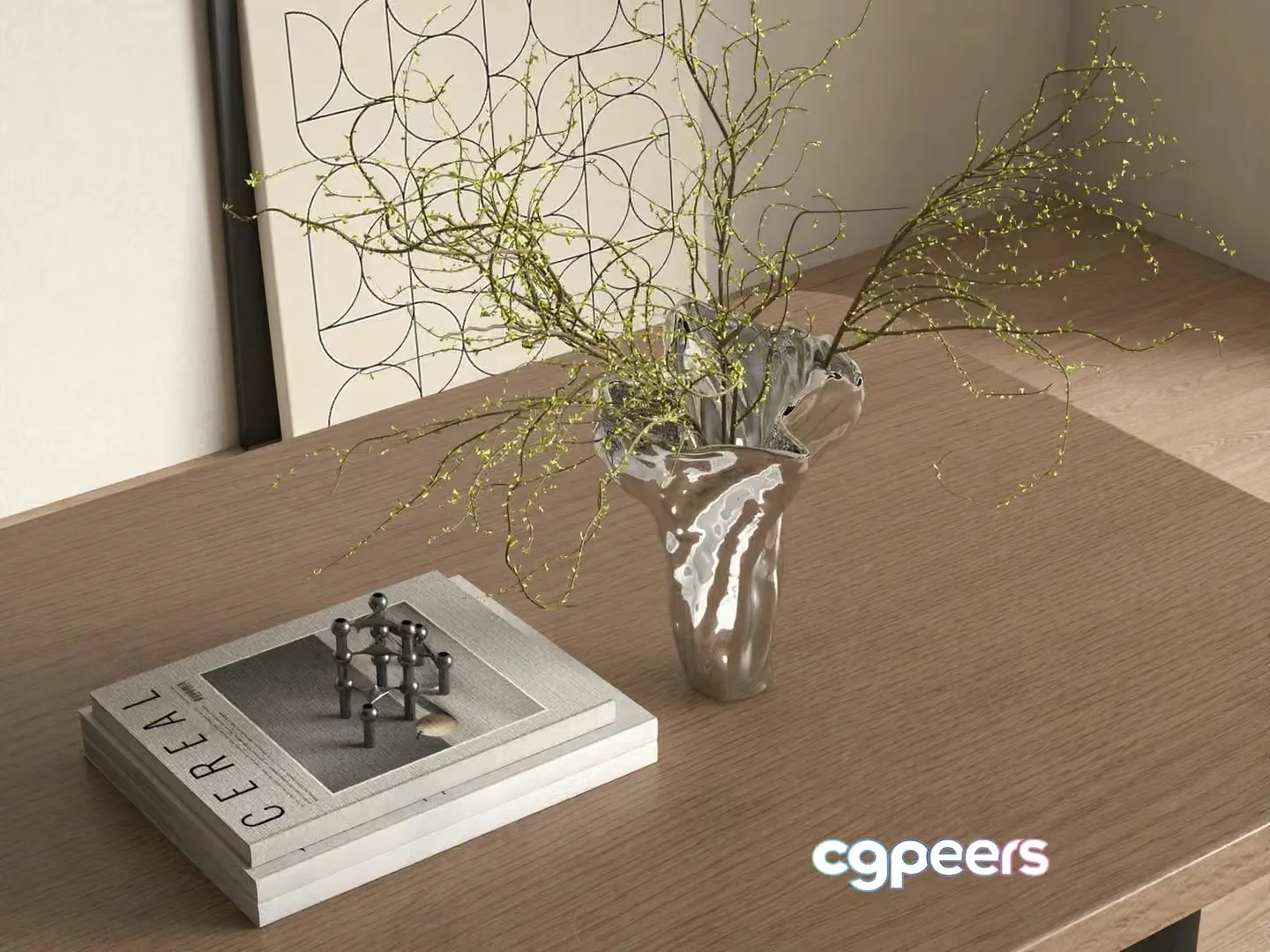 Modern Coffee Table 3D Model – 13191 – VRAY Render