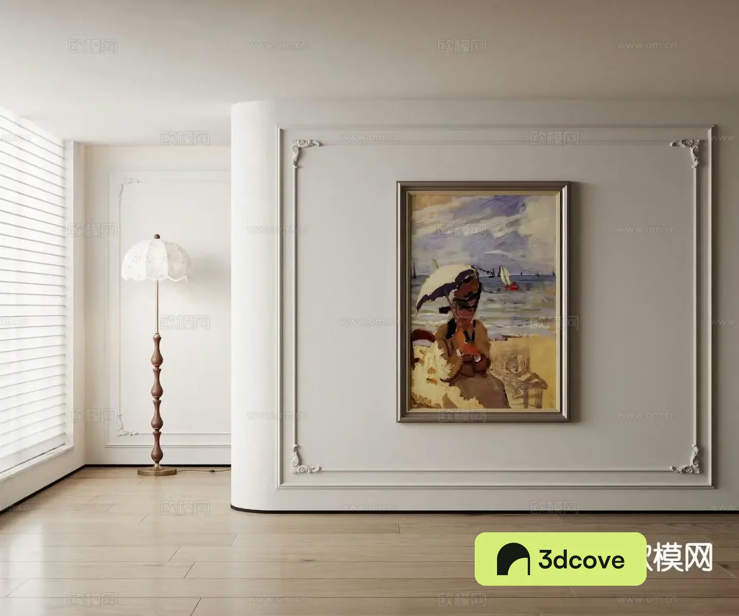 American oil painting texture painting decorative painting