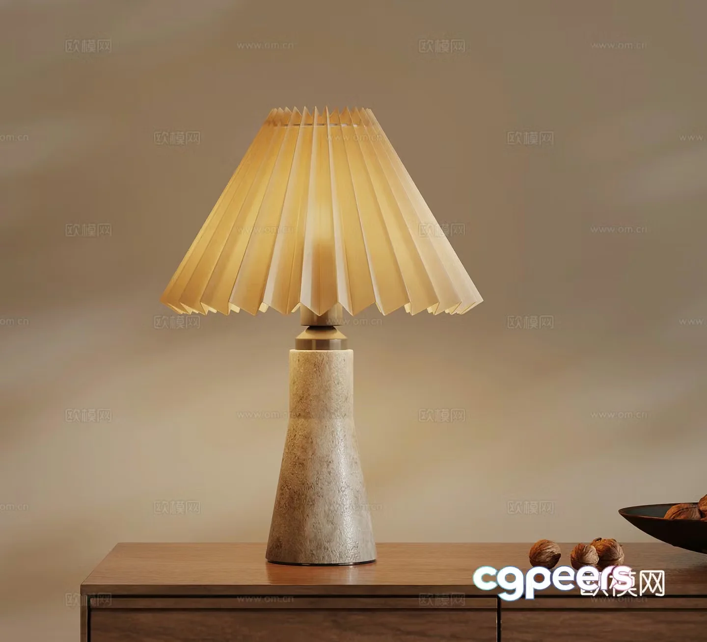 Jijifeng Table Lamp Bedside Table Lamp 3D Model
