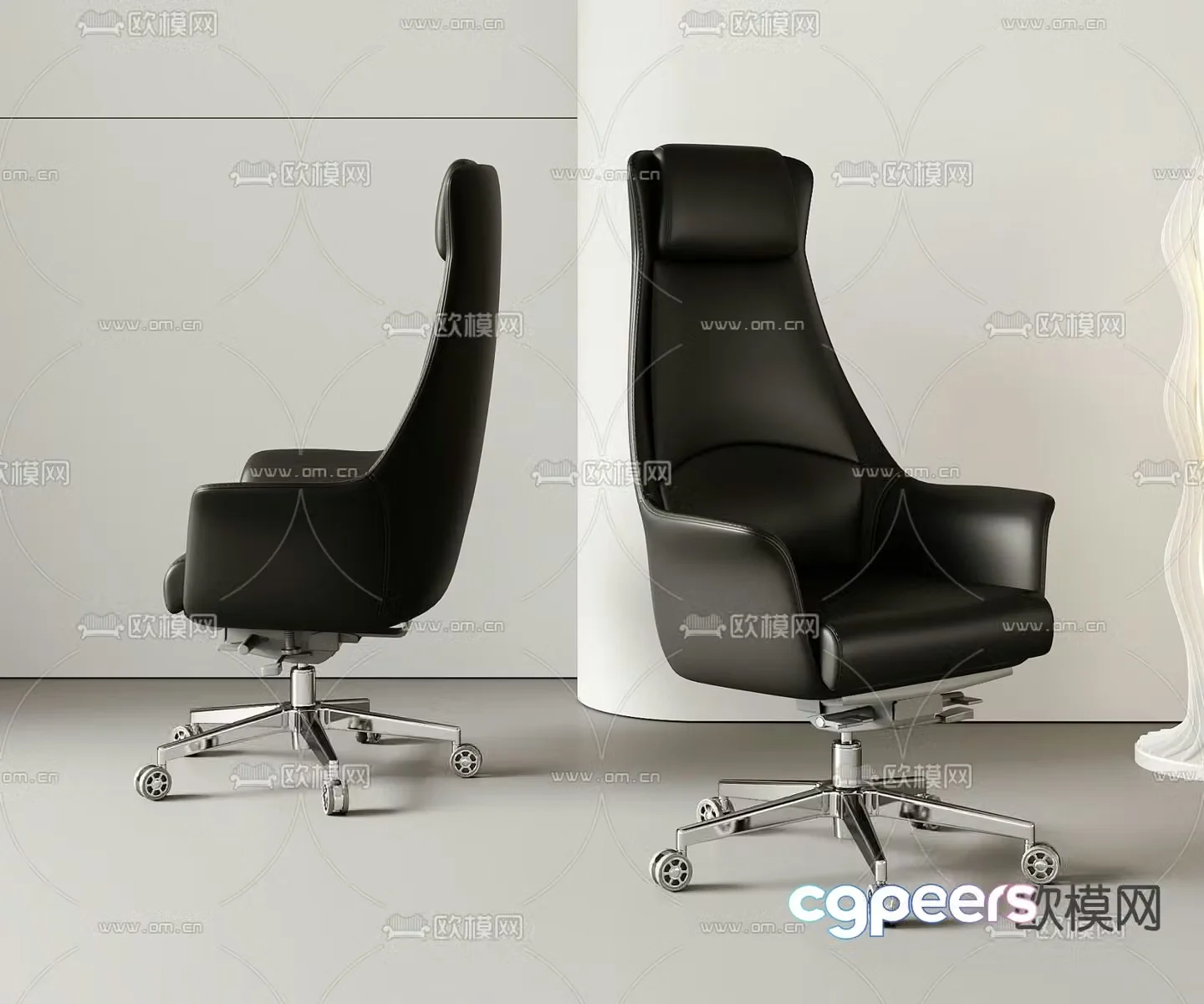 Office chair executive chair boss chair 3d model