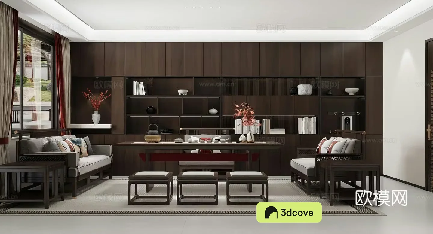 Chinese study room