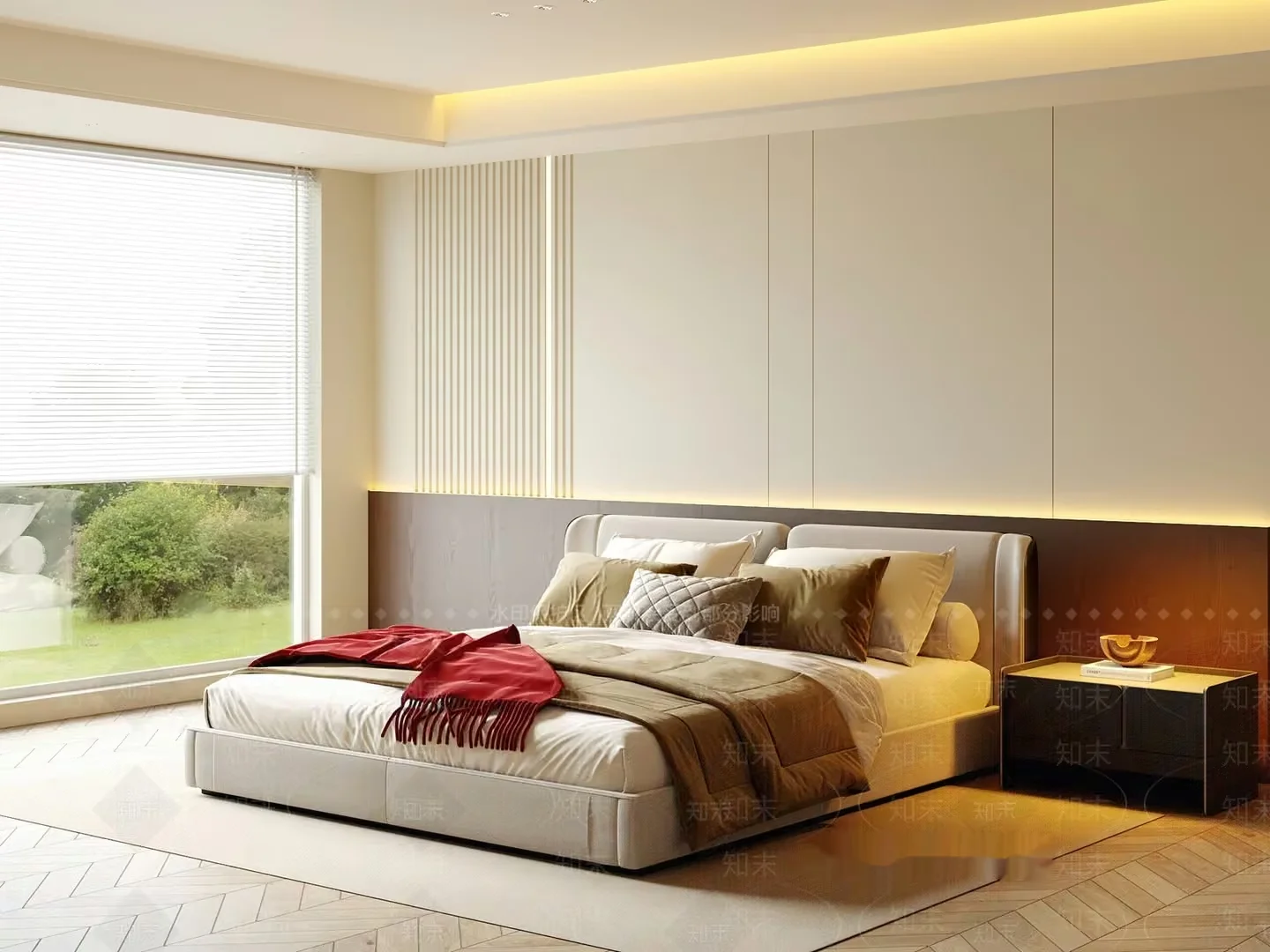 A Modern Bedroom 3D Model – 21131 – VRAY Render