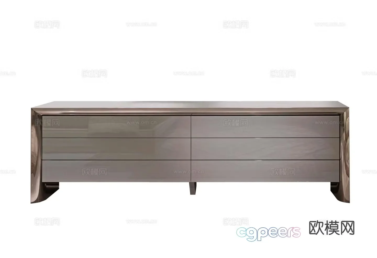Visionnaire HAMILTON side cabinet 3d model