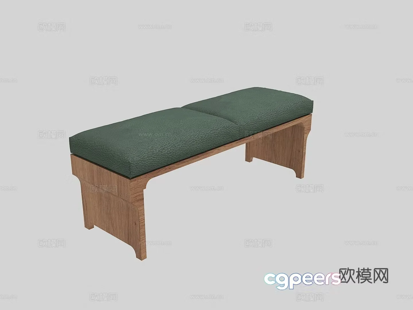 Modern stool bench shoe changing stool 3d model