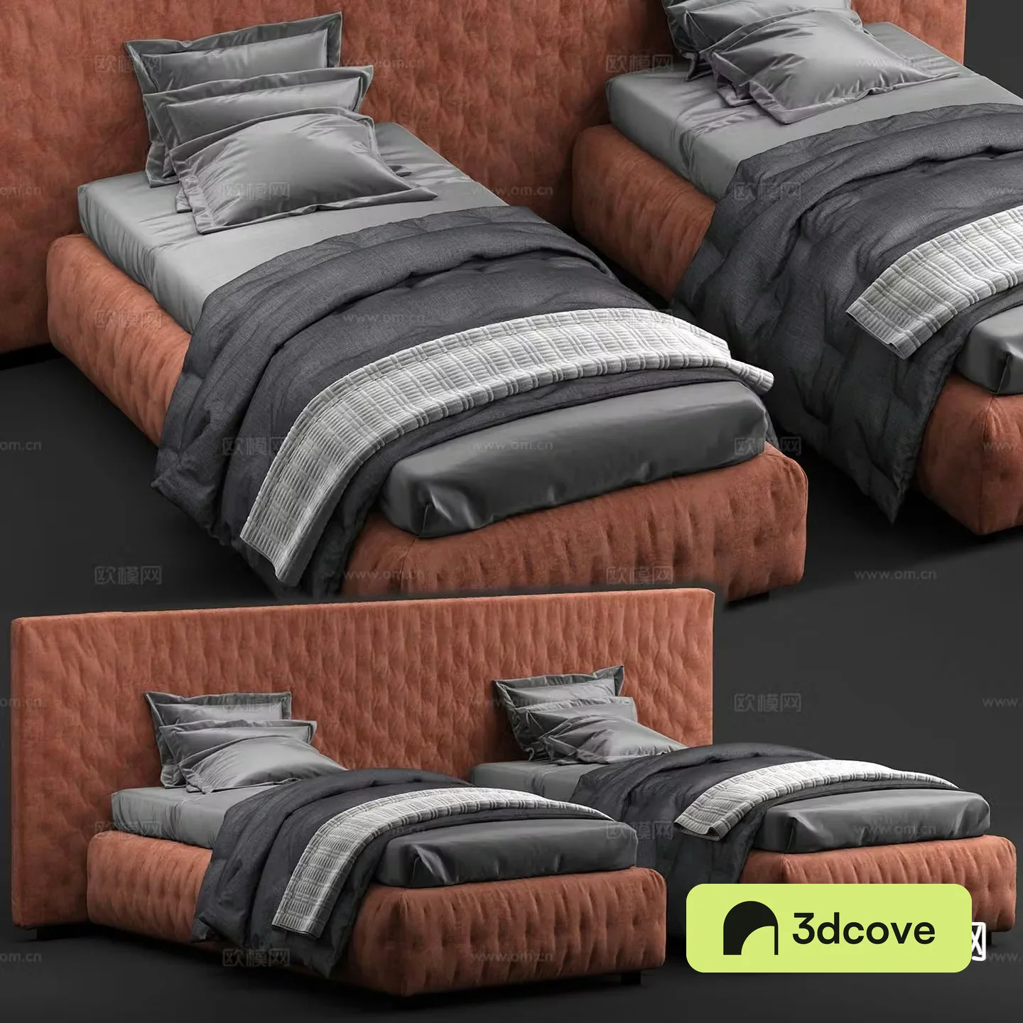 Modern single bed