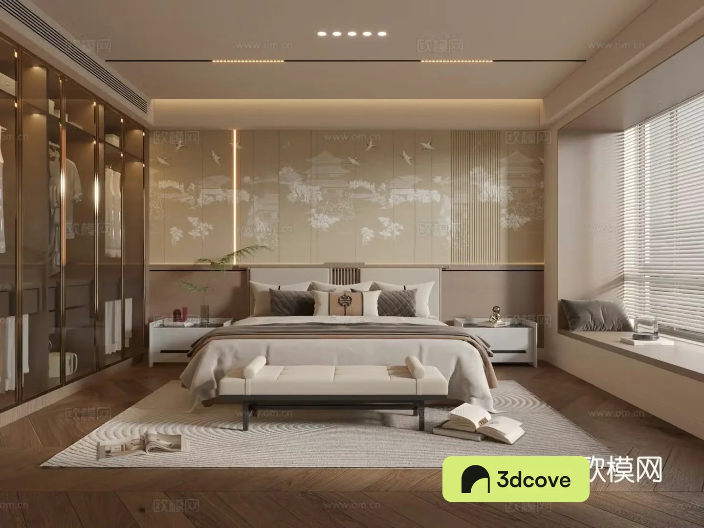New Chinese bedroom