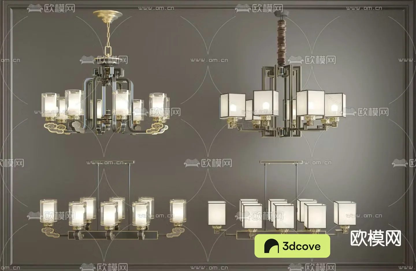 New Chinese style chandelier hall chandelier