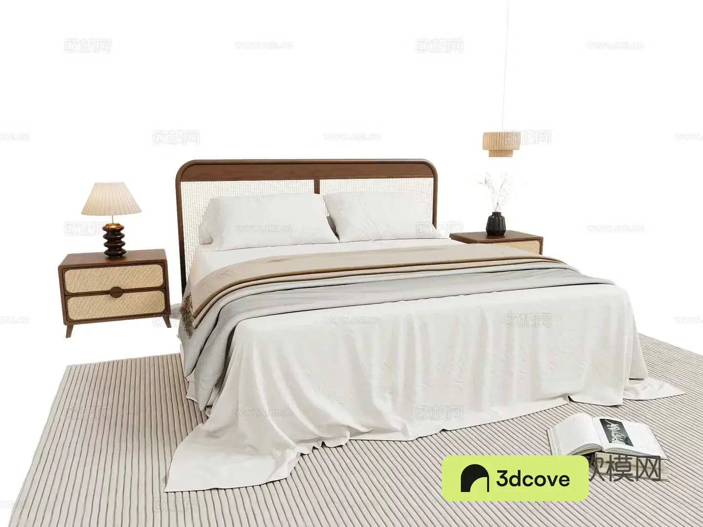Medieval style double bed