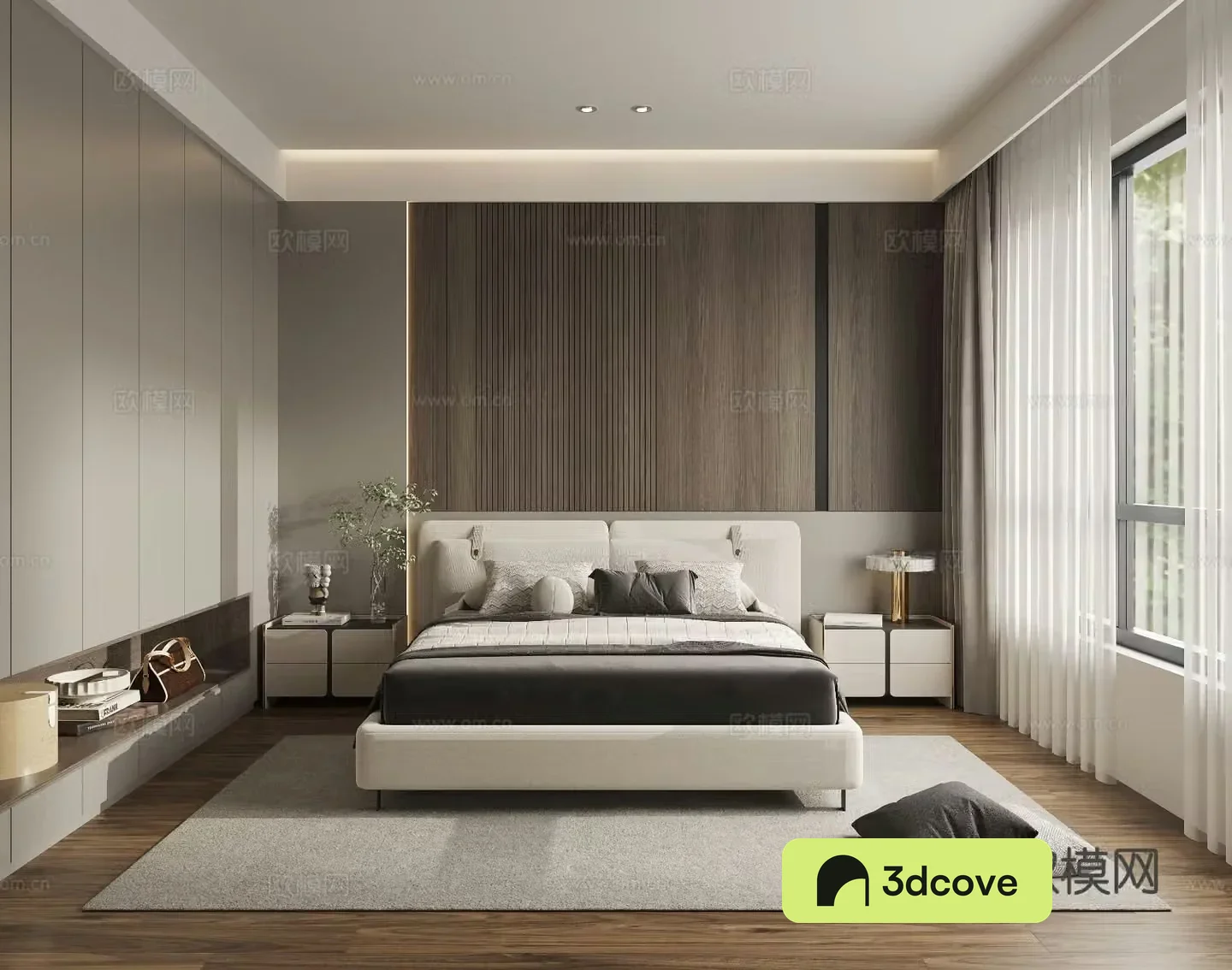 Modern bedroom second bedroom