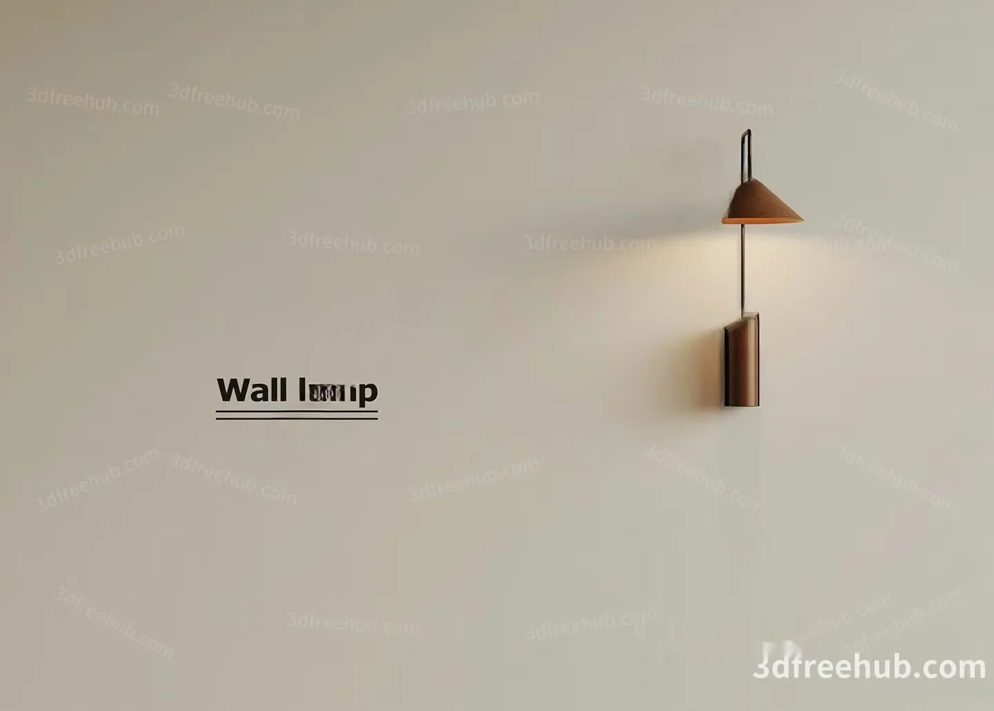 A Minimalist Light Fixture In A Modern Style 3D Model – 23561 – VRAY Render