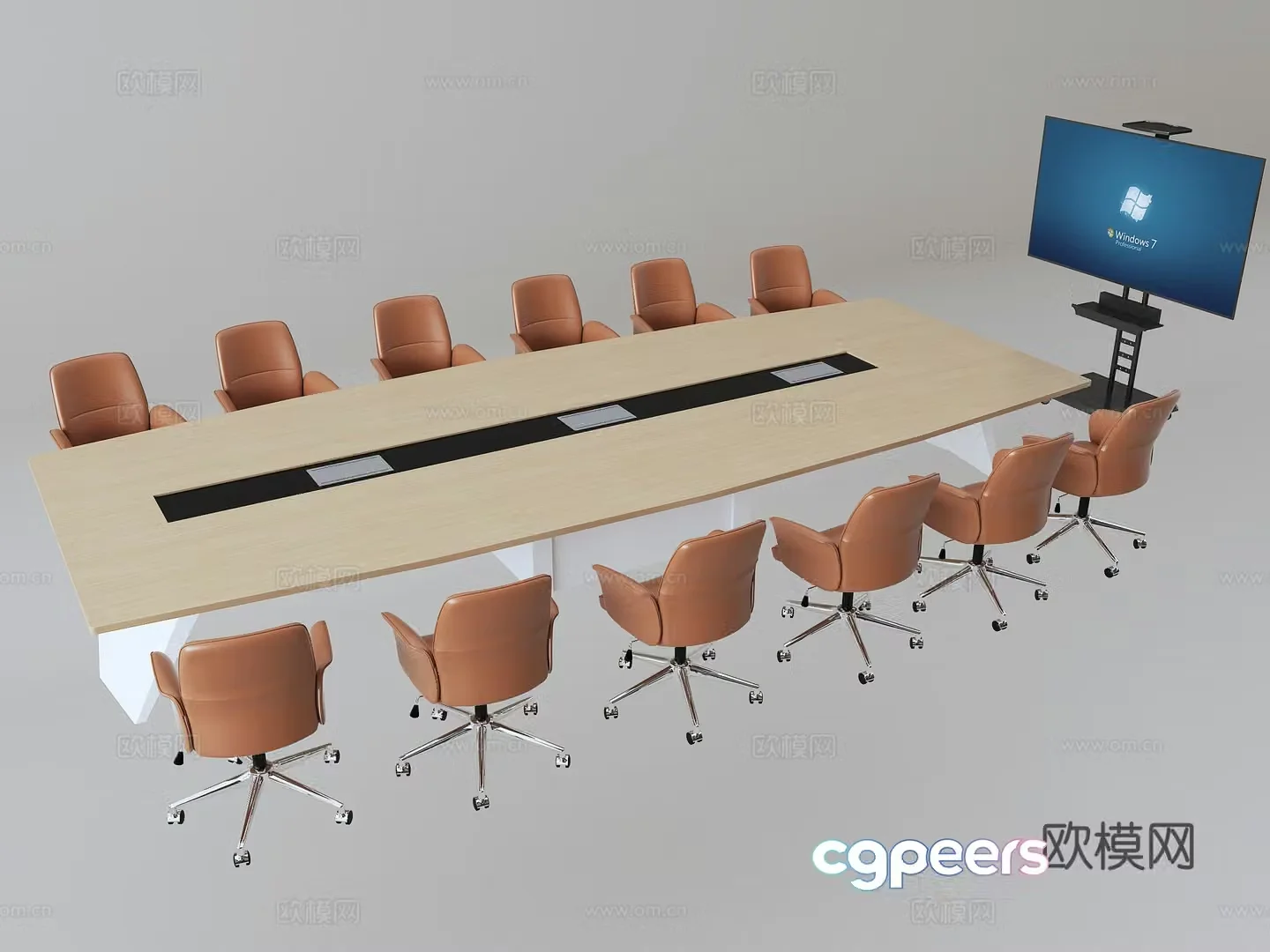 Conference table 3d model