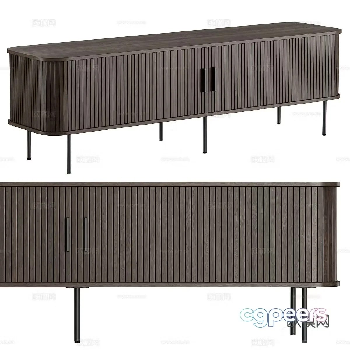 New Chinese style TV cabinet 3d model