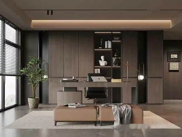 Modern Home Office 3D Model – 21694 – VRAY Render