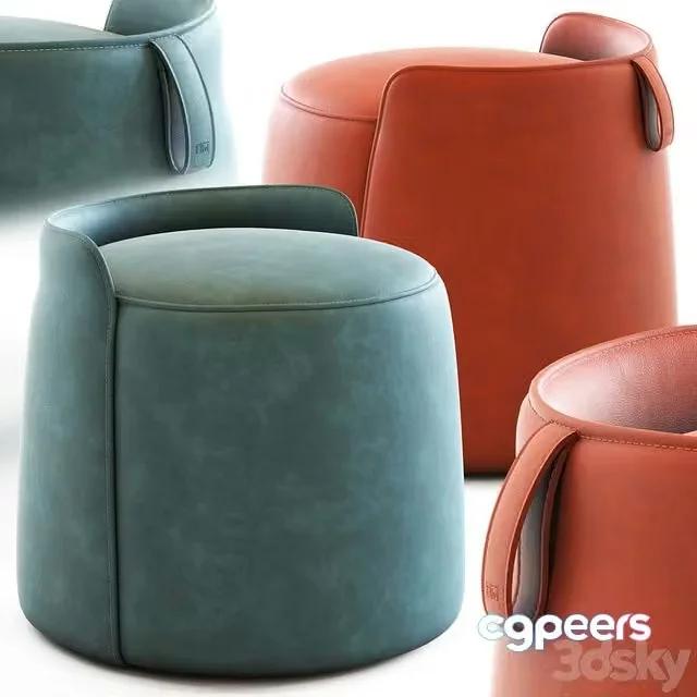 3ds Max Free – Ulivi lilas pouf