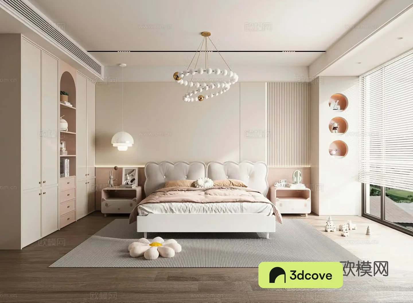 Modern children’s room kid’s room girl’s room