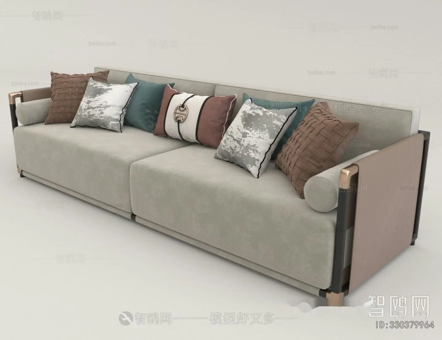 Modern Sofa Design 3D Model – 12421 – VRAY Render