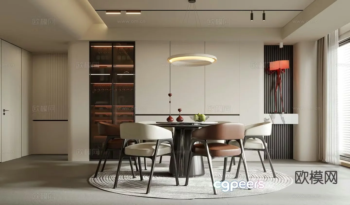Italian restaurant 3d model