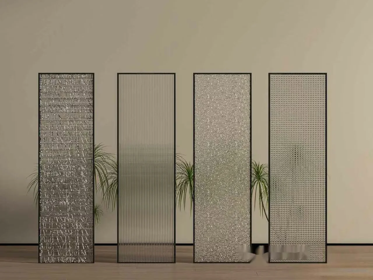 Modern Glass Panels 3D Model – 4376 – VRAY Render