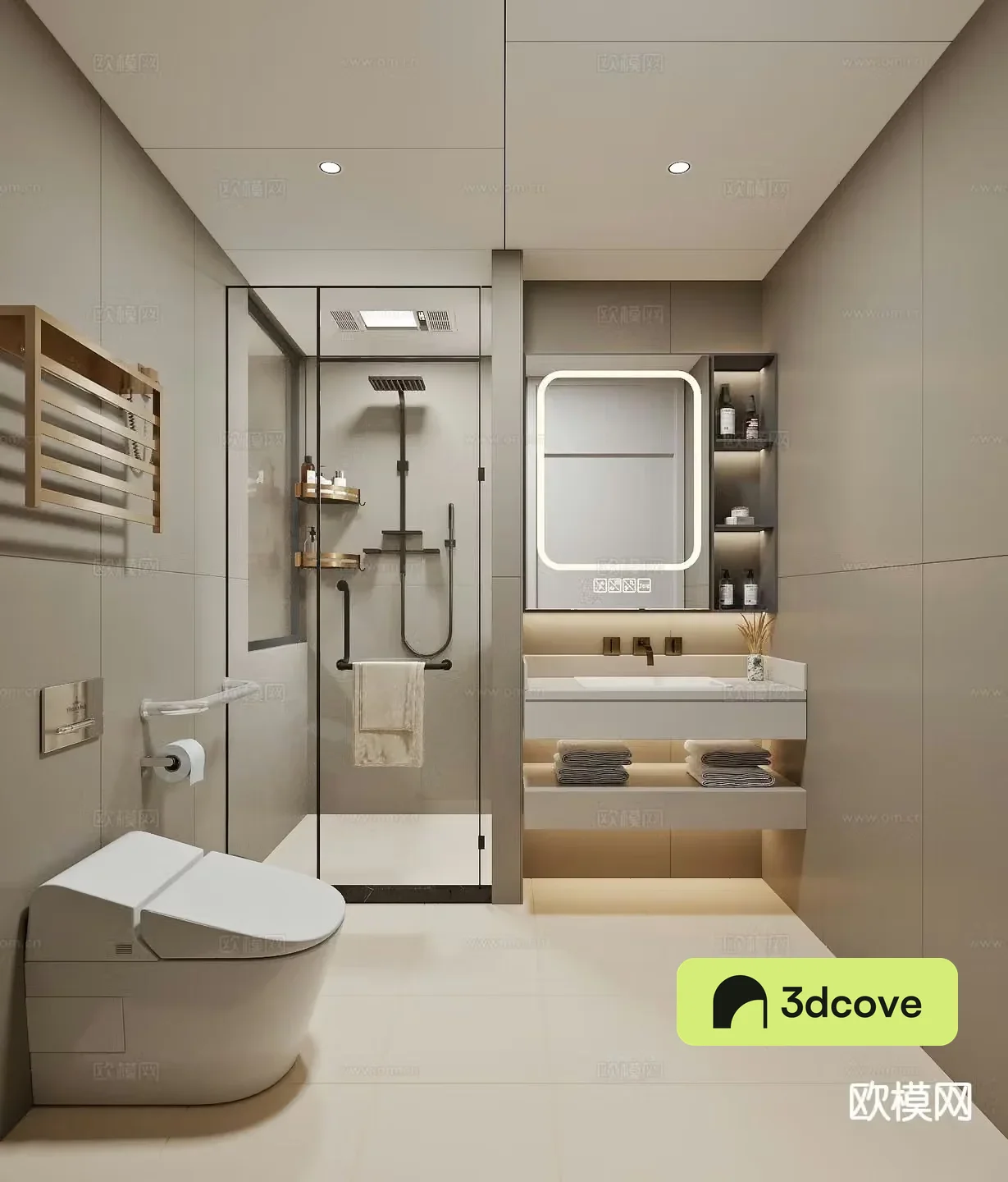 modern bathroom toilet
