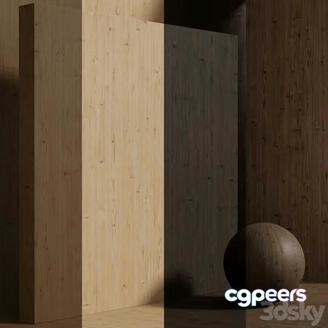 3ds Max Free – Material wood (seamless) pine spruce – set 159