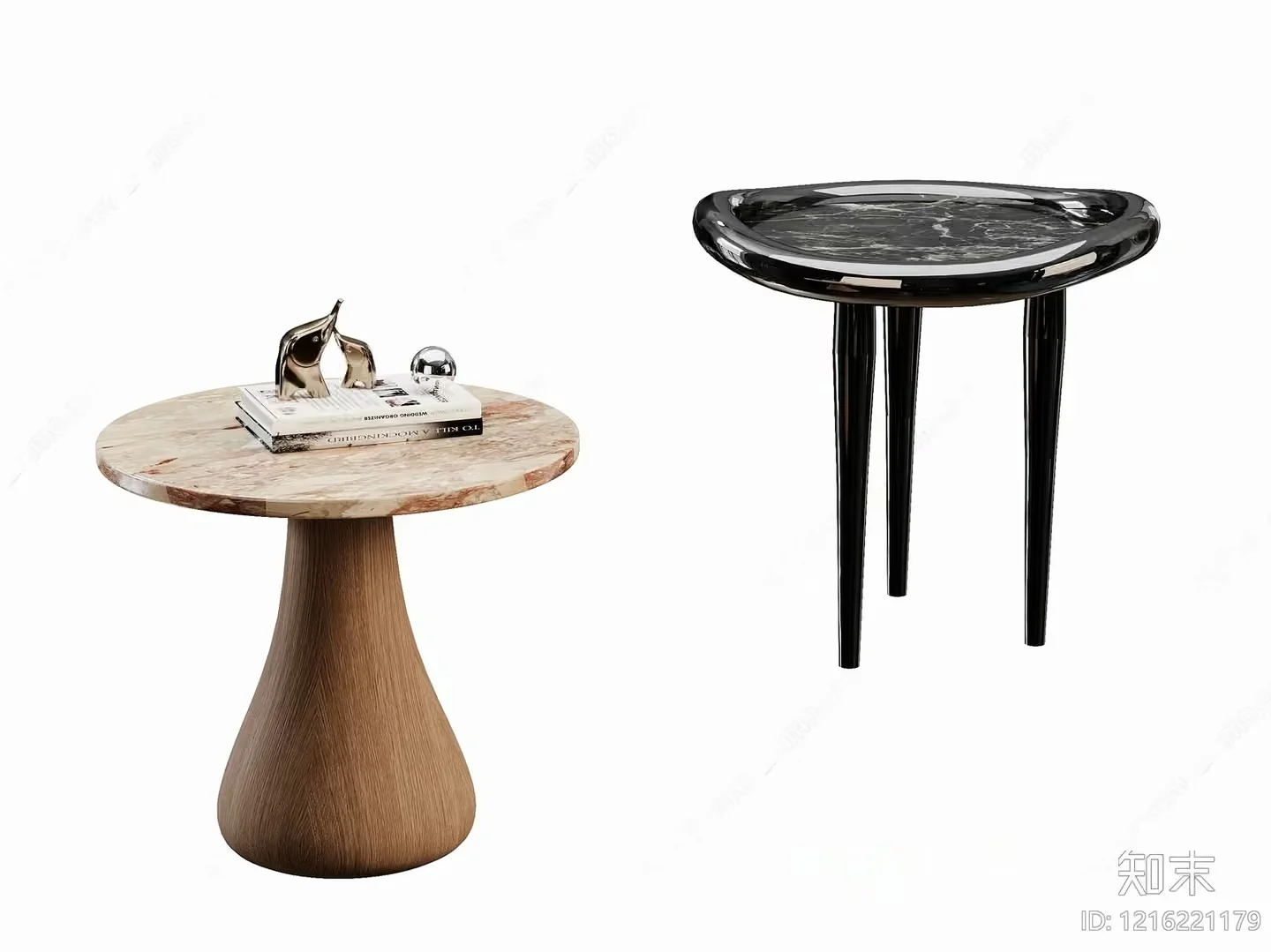 Two Tables 3D Model – 13440 – VRAY Render