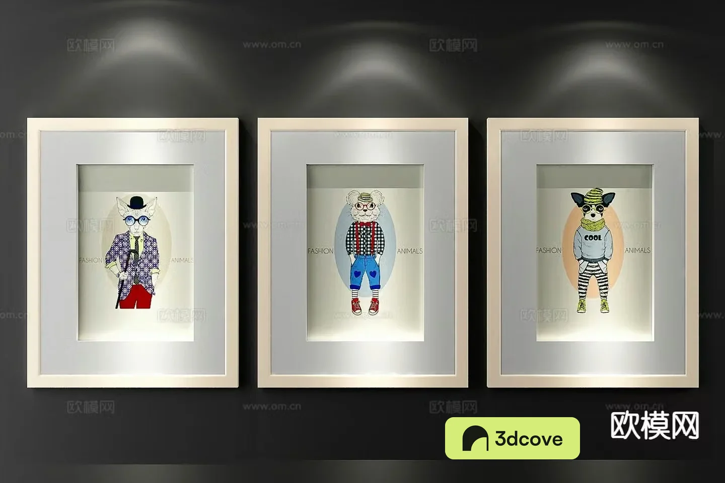 Modern simple decorative painting cartoon painting children’s hanging painting