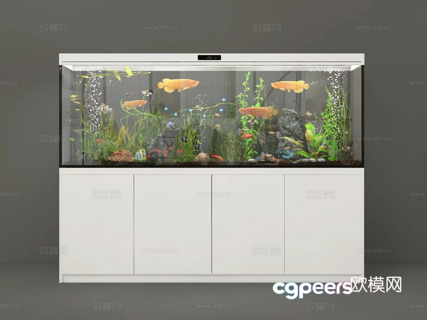 Fish tank 3d model