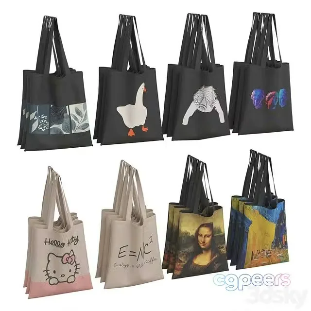 3ds Max Free – Shopping Bags
