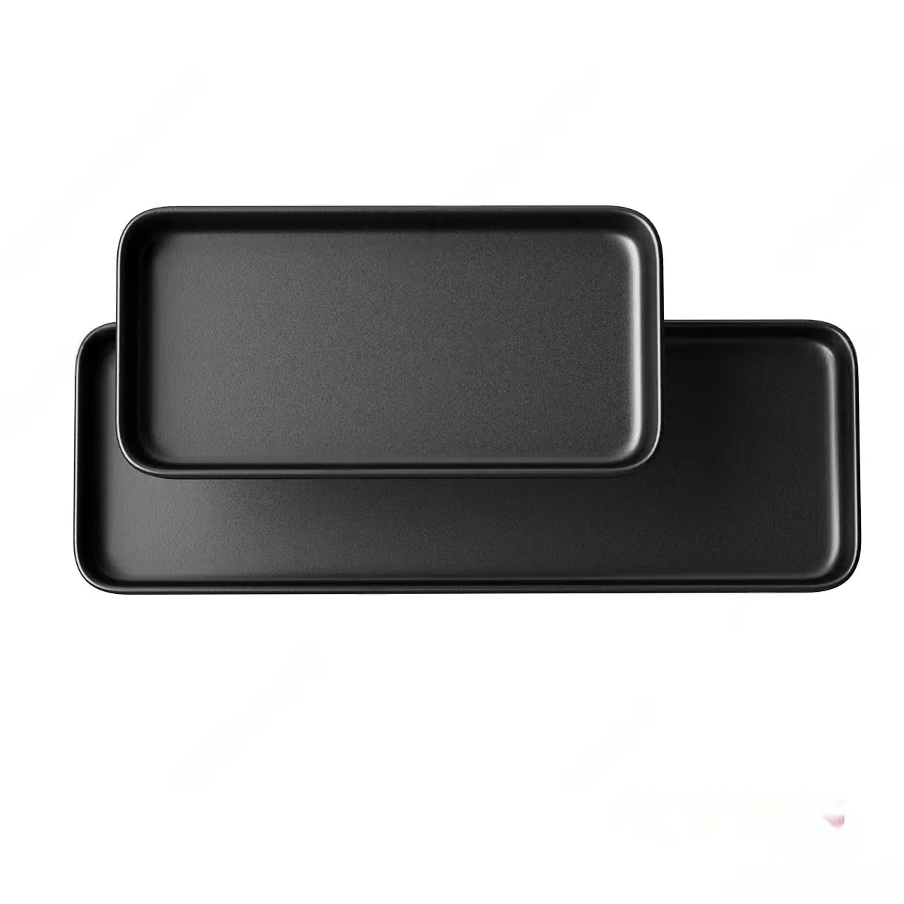 Two Black Trays 3D Model – 19034 – CORONA Render