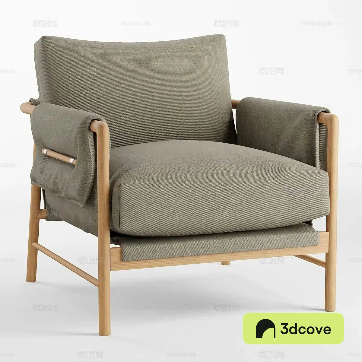 Single sofa armrest sofa